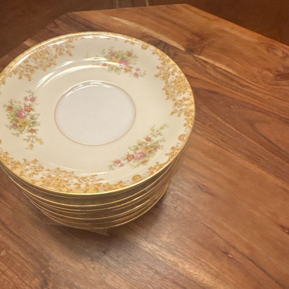 Noritake Cup Saucers oNLY A Set Of 10